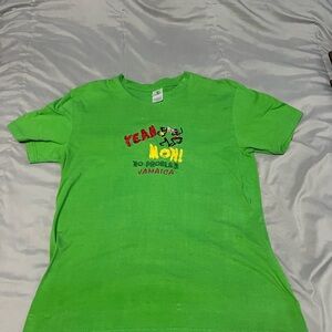 Vibrant Green Jamaica Graphic Tee